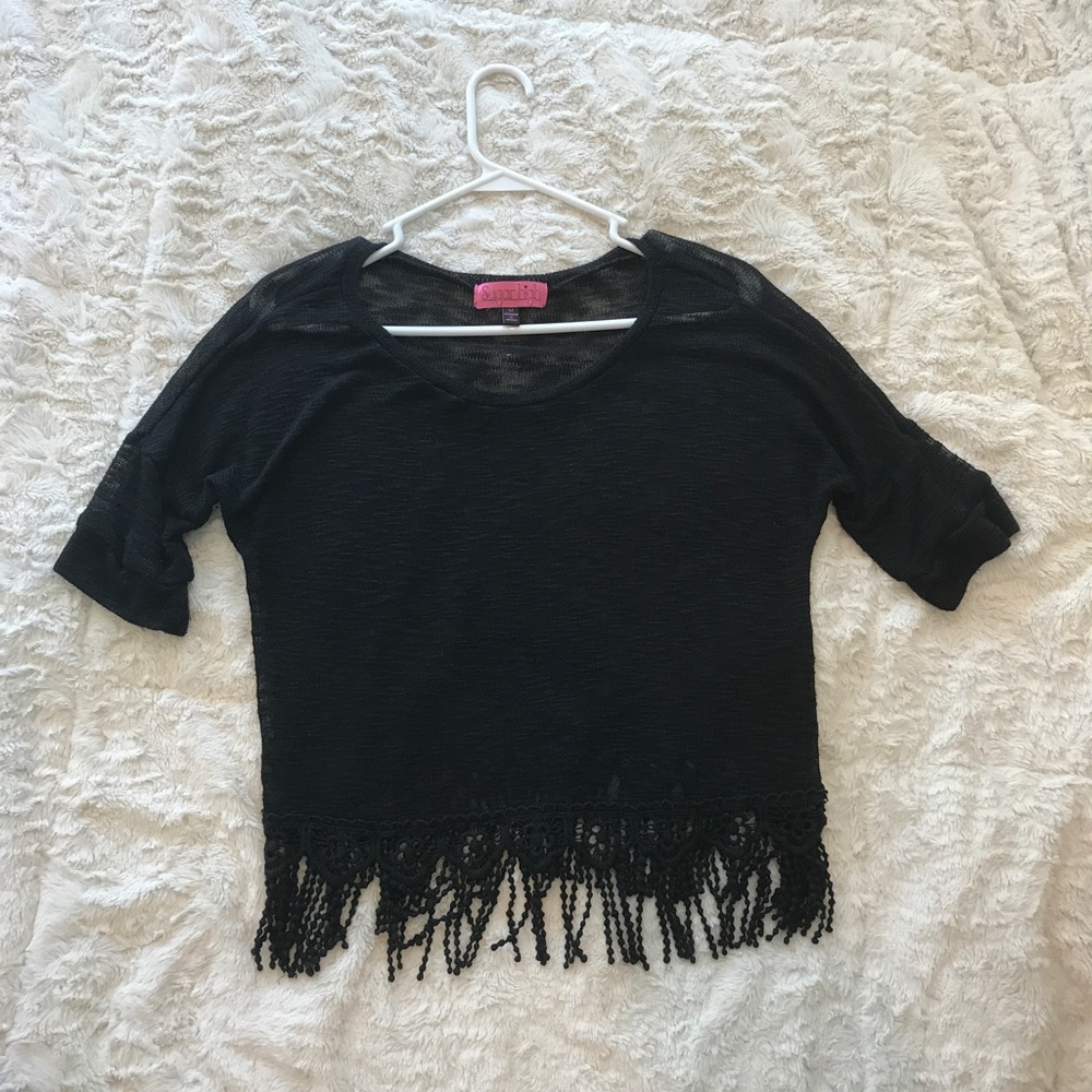 Black top with detail