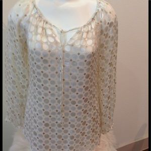 White House Black Market NWT Beautiful Top Sz S/M