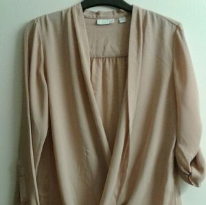 Blush pink blouse