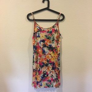 Skies Are Blue floral orange and pink dress Skies Are Blue floral orange and pink dress