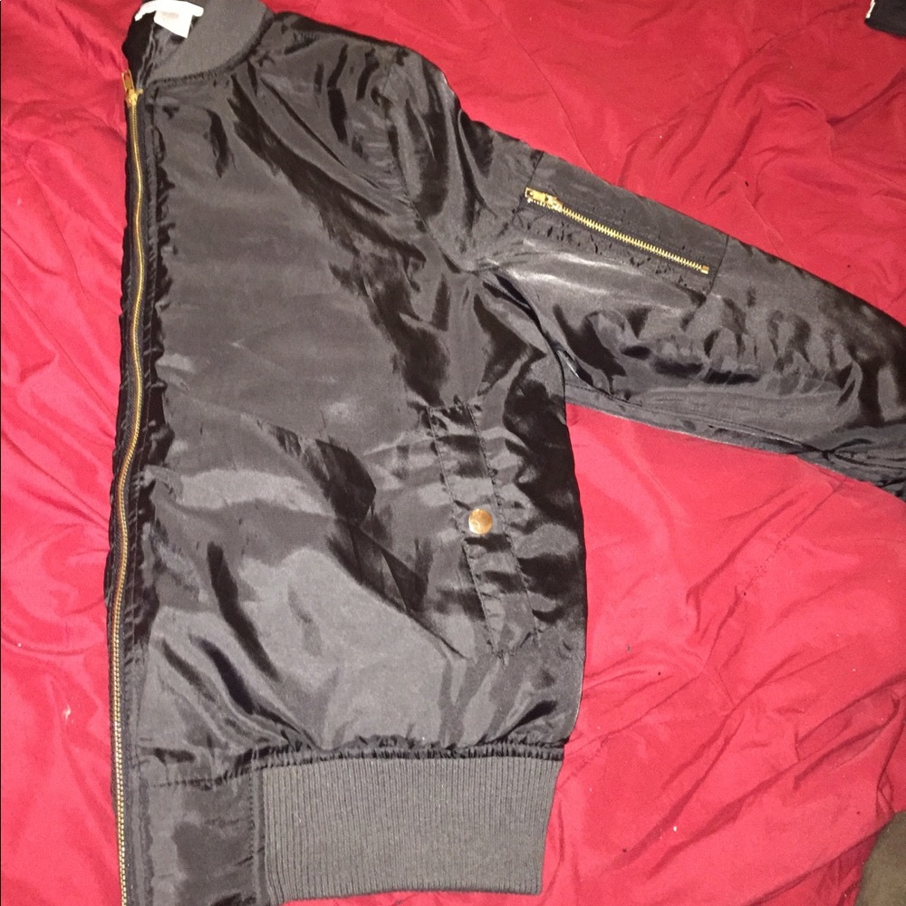Black Bomber Jacket