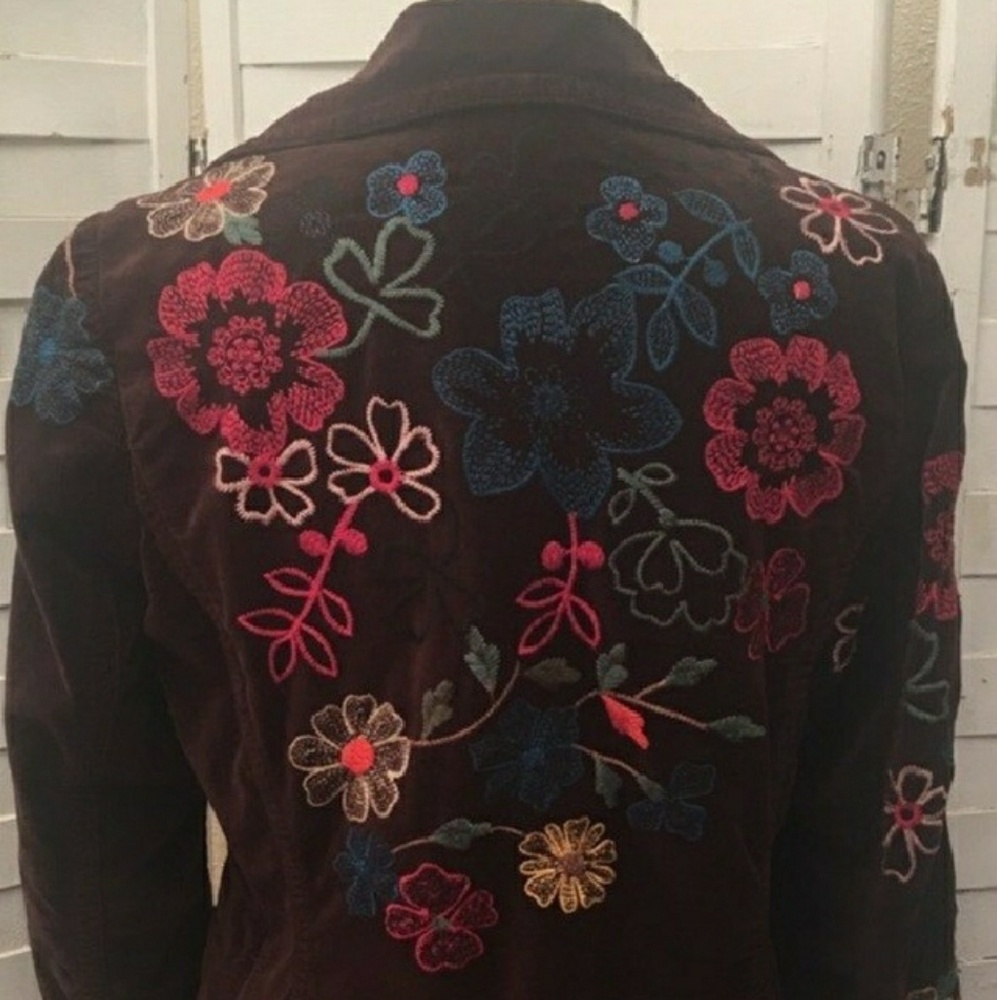 Johnny Was Embroidered Blazer