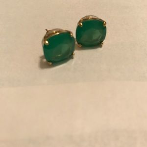 Kate Spade gumdrop earrings in green
