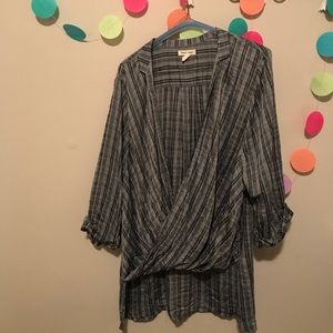 Silence+Noise plaid top Silence+Noise plaid top