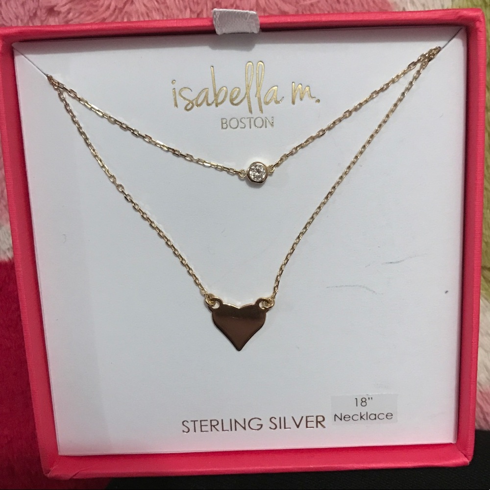 Isabella m. Boston sterling silver 18" necklace.