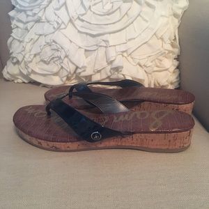 NEW Sam Edelman black wedge sandals NEW Sam Edelman black wedge sandals