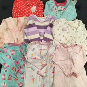 Carters 8 Piece Winter Pajama Bundle Carters 8 Piece Winter Pajama Bundle