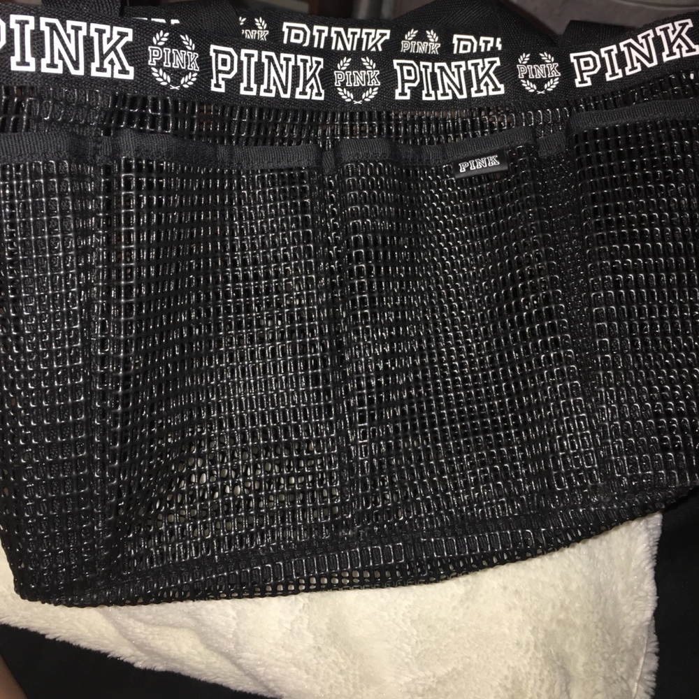 Pink shower caddy