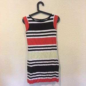 French Connection white and red stripe dress French Connection white and red stripe dress