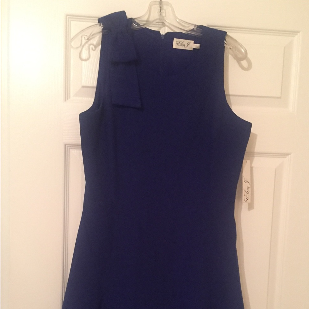 Royal Blue A- Line Dress