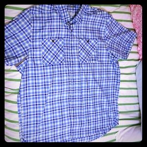Under armour button up camp shirt