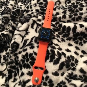 SMALL Orange Apple Watch Band 38mm