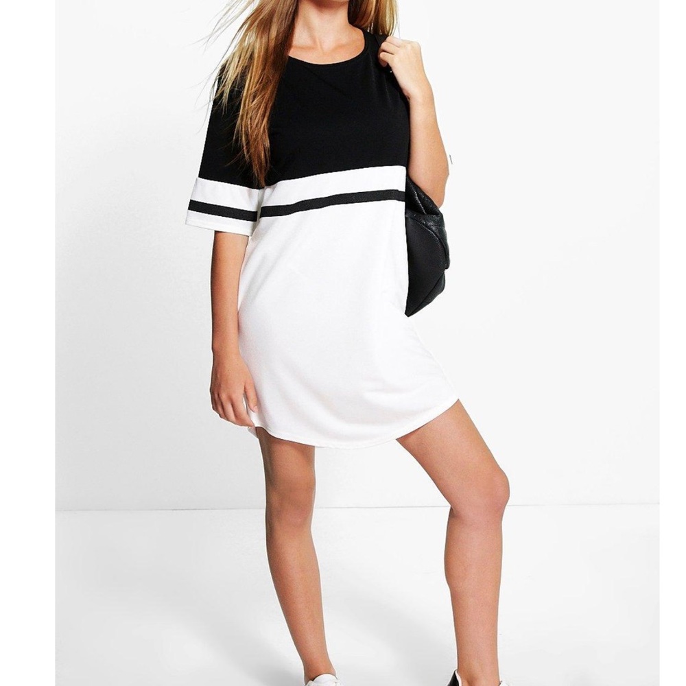 Colorblock Mini Dress