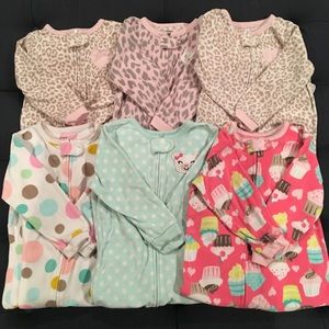 Carter's 6 Piece Winter Pajama Bundle Carter's 6 Piece Winter Pajama Bundle
