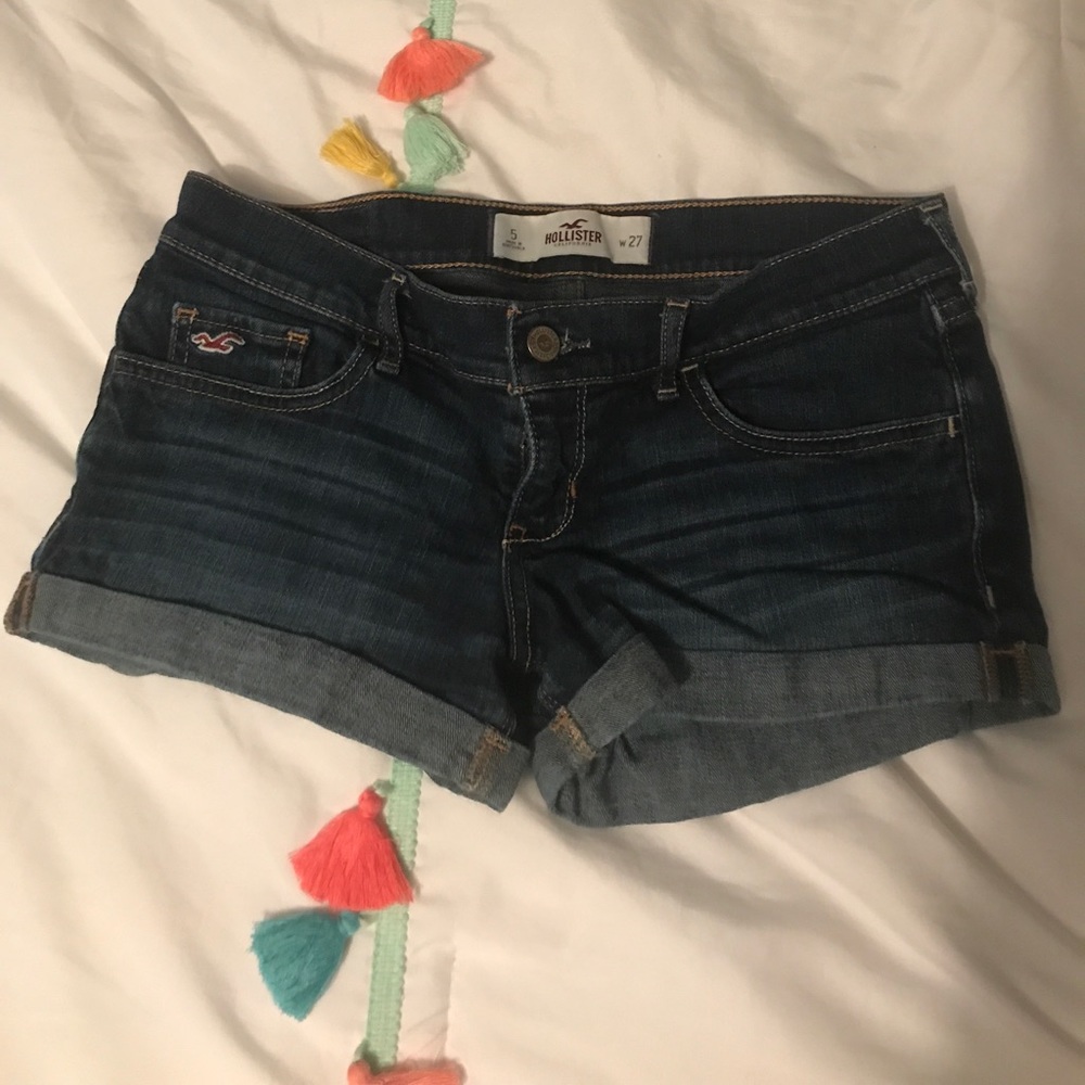 Hollister jean shorts