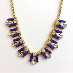 Jcrew blue moth statement necklace Jcrew blue moth statement necklace