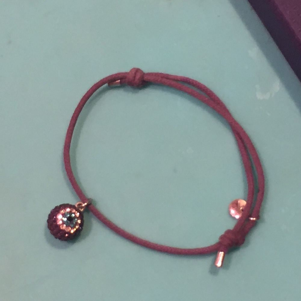 Swarovski Purple Crystal Evil Eye Bracelet