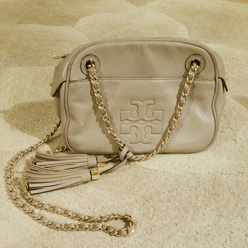Tory Burch Thea grey crossbody bag