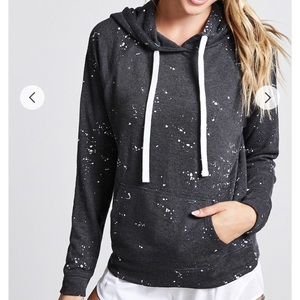 NWOT Forever21 Active Splatter Hoodie