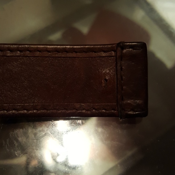 BURBERRY PLAID LEATHER BELT main image 4