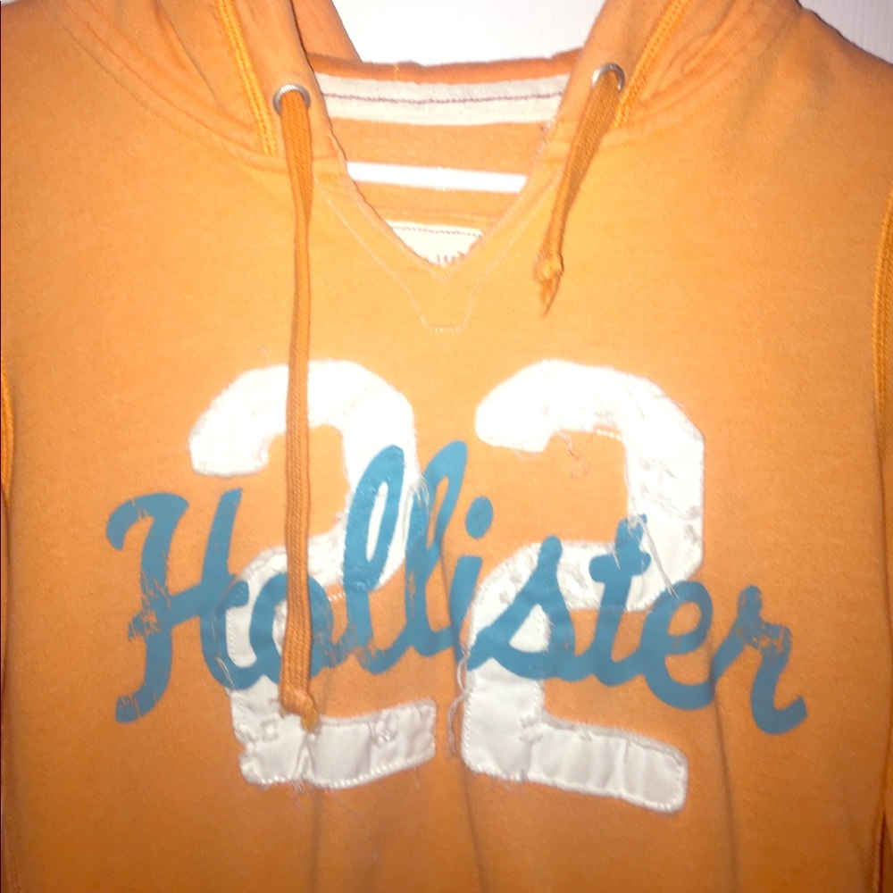 Orange Hollister sweatshirt