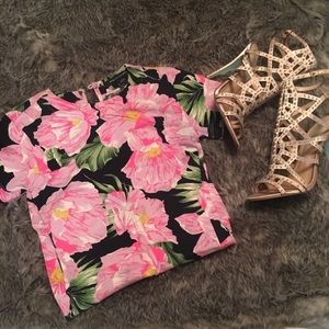 French connection floral mini dress French connection floral mini dress