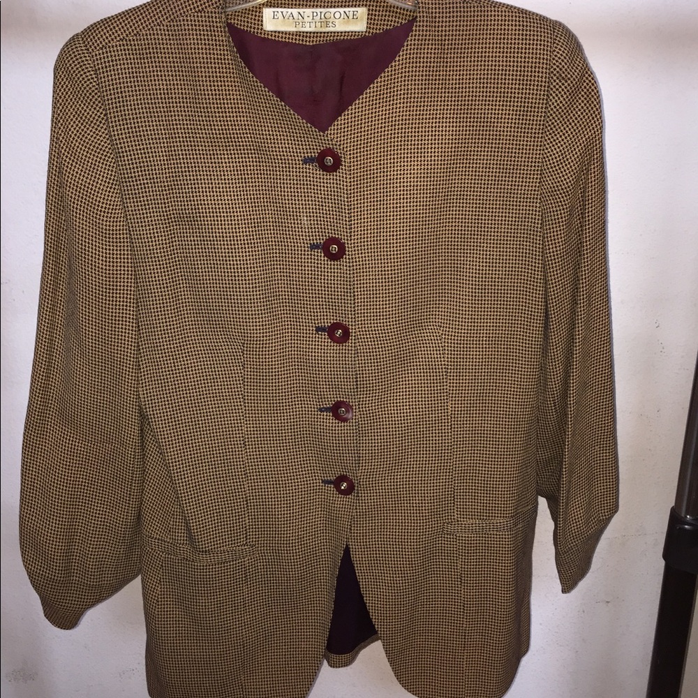 Evan Picone size 8 blazer, lined