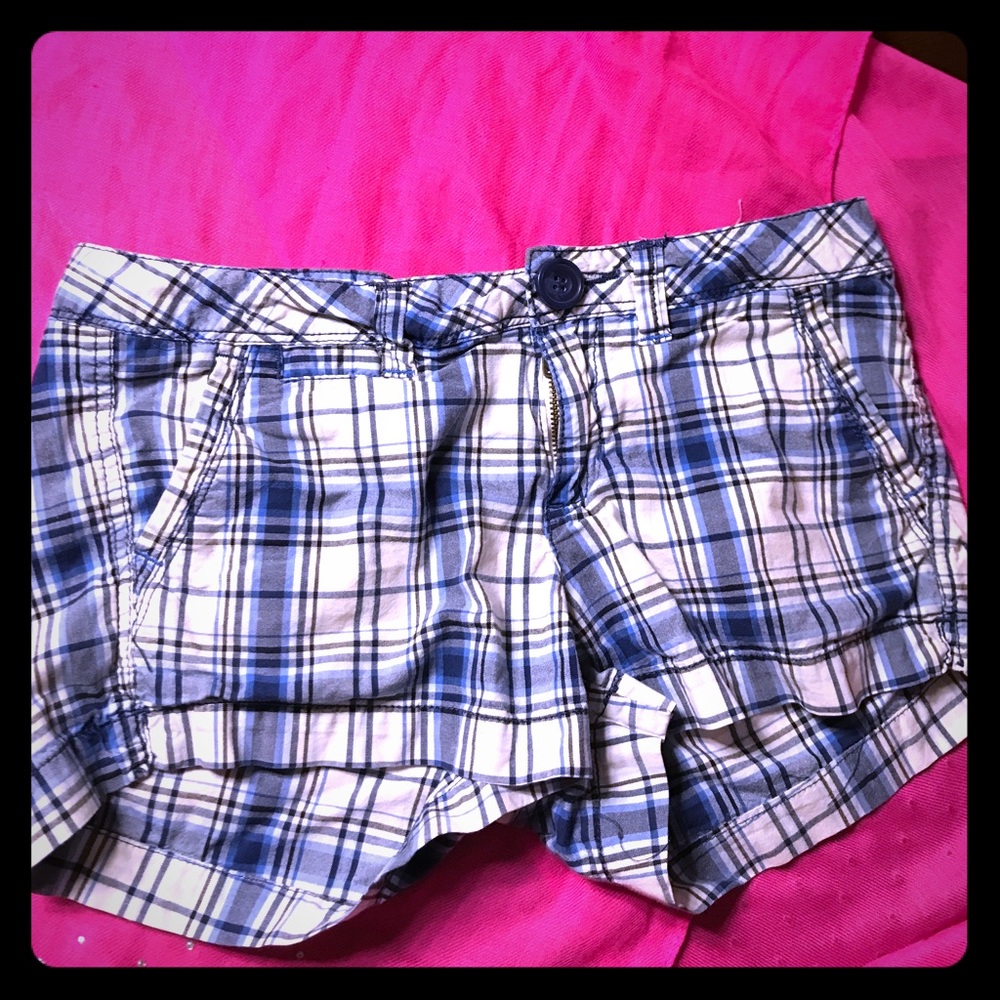 Plaid shorts