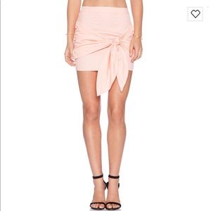 May. Peach Coral Luxury Skirt with bow