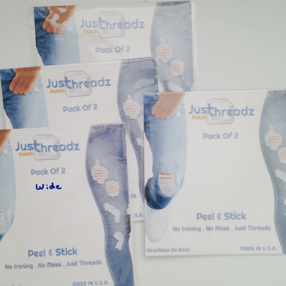 East Stick-On Thread Patch for Holey Jeans