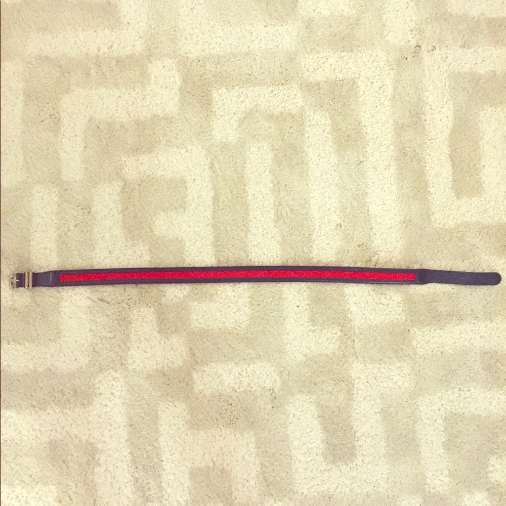 Vintage Balenciaga Red and Green Belt