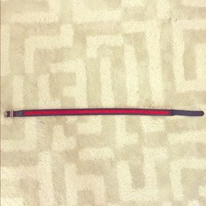 Vintage Balenciaga Red and Green Belt