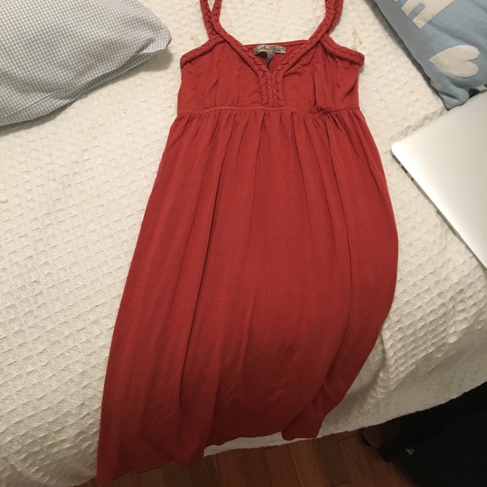 NWT simple burnt red dress