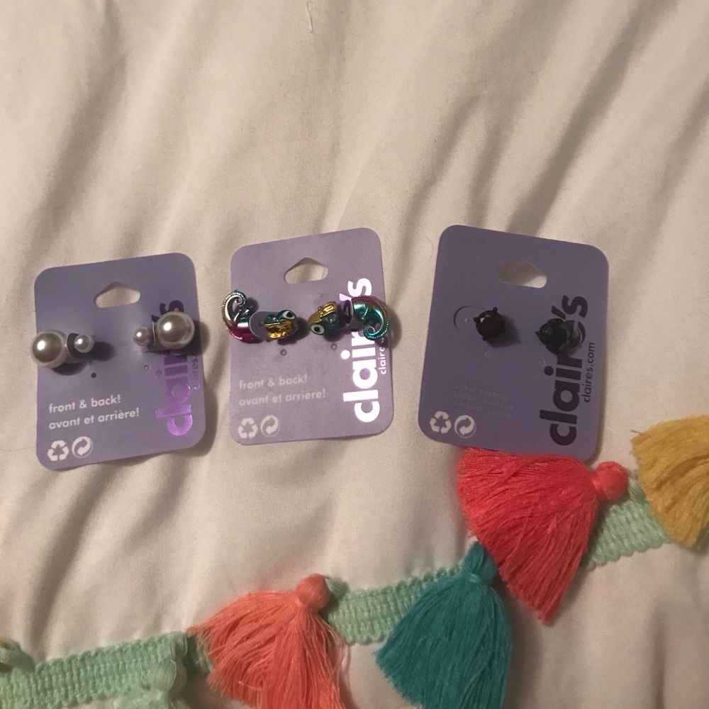 Claire’s earrings