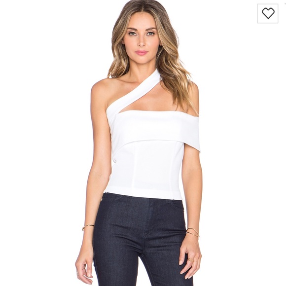 Revolve Nicholas Textured Ponti Off Shoulder Top - Picture 1 of 4