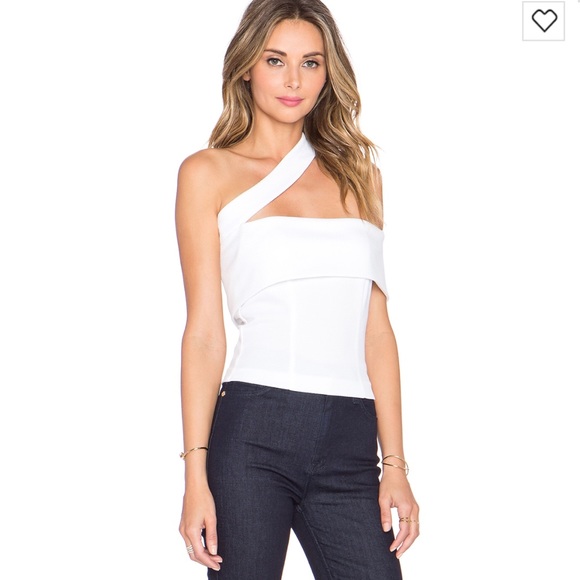 Revolve Nicholas Textured Ponti Off Shoulder Top - Picture 2 of 4