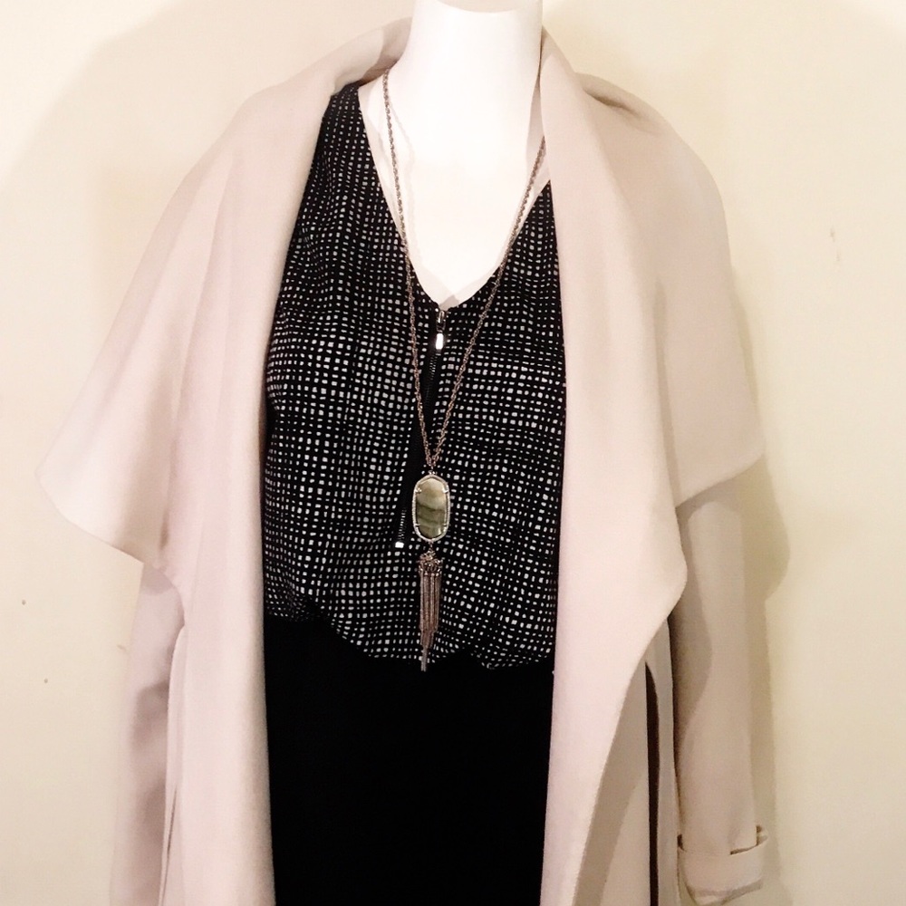 Apt. 9 top with functional zipper