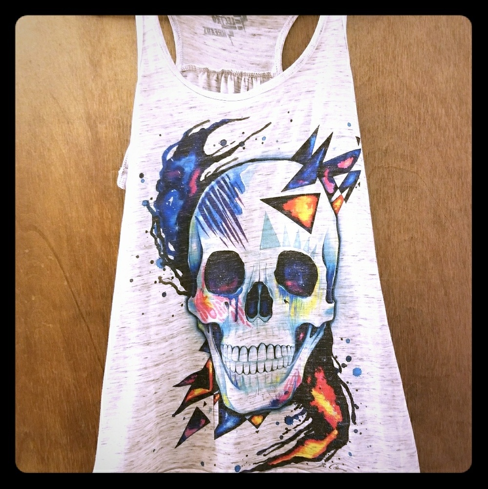 Electro thread skull tank