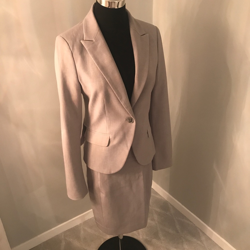 Grey suit- with skirt and pants
