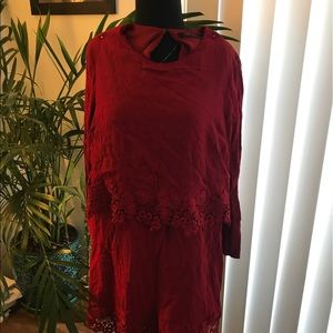 Red Zara romper Red Zara romper