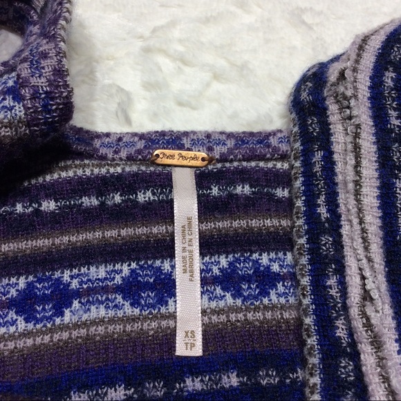 Free People Fair Isle Fit and Flare Sweater Dress - Picture 7 of 8