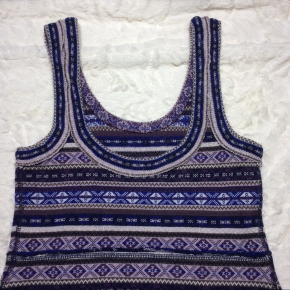 Free People Fair Isle Fit and Flare Sweater Dress - Picture 3 of 8