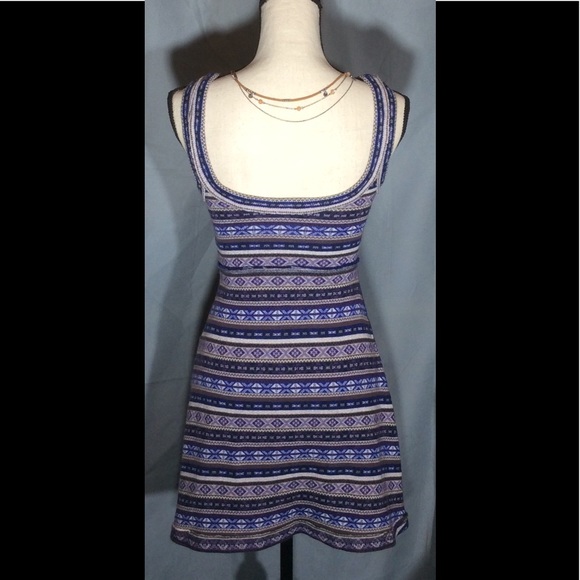 Free People Fair Isle Fit and Flare Sweater Dress - Picture 5 of 8
