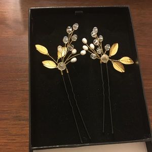 Set of 2 Bridal Hair Pins