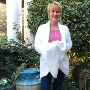 OMG PERFECT! Soft & Fuzzy Open Shawl Cardigan