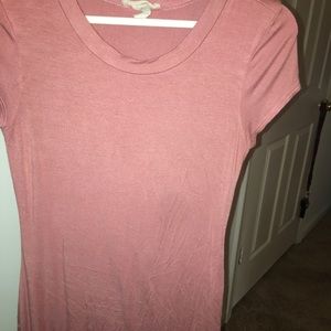 Pink t shirt dress
