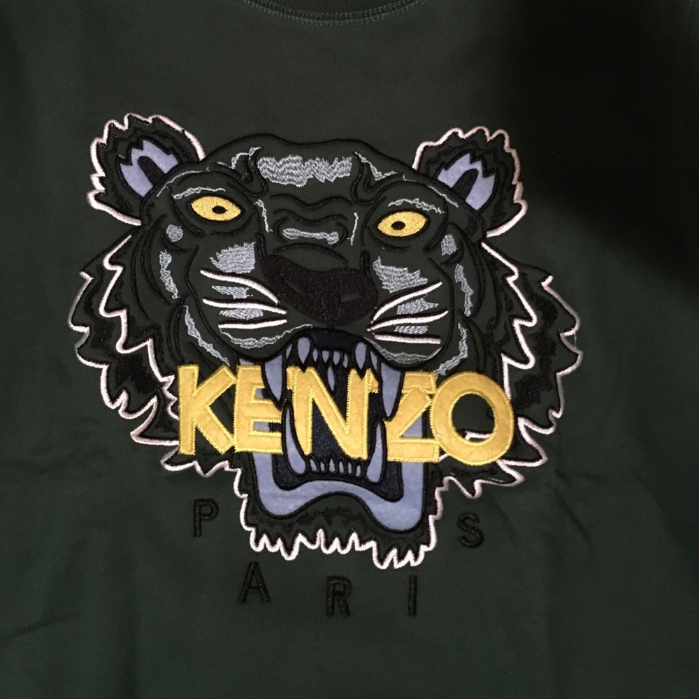 Womens Green Kenzo sweatshirt!