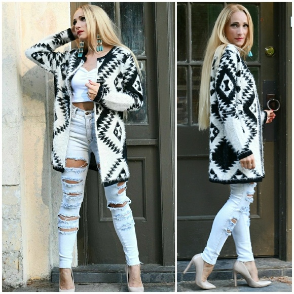 💋LAST 1💋COMFY & FUZZY KNIT COZY CARDIGAN - Picture 3 of 4