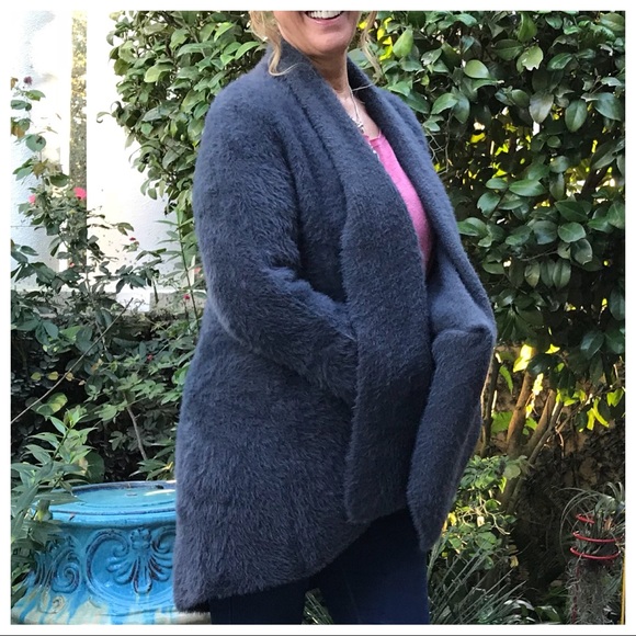 Soft & Fuzzy Open Shawl Cardigan - Picture 6 of 8