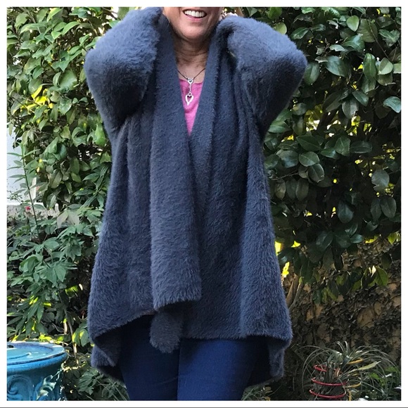 Soft & Fuzzy Open Shawl Cardigan - Picture 7 of 8